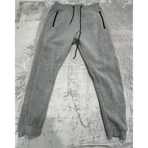Rok Mens Gray‎ Joggers Sweatpants Size 2XL Zipper And Pockets Drawstring EUC